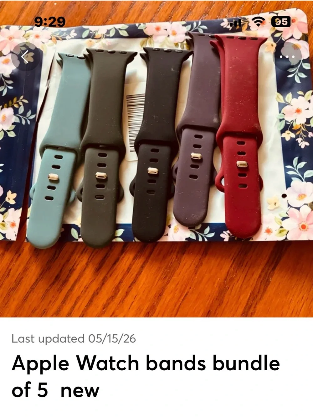Silicone Watch Band Bundle - 5 Colors